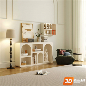 Decorative cabinet Skp Files